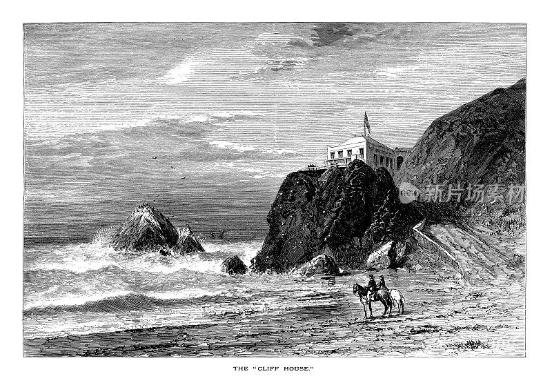 悬崖屋，旧金山|美国历史插图